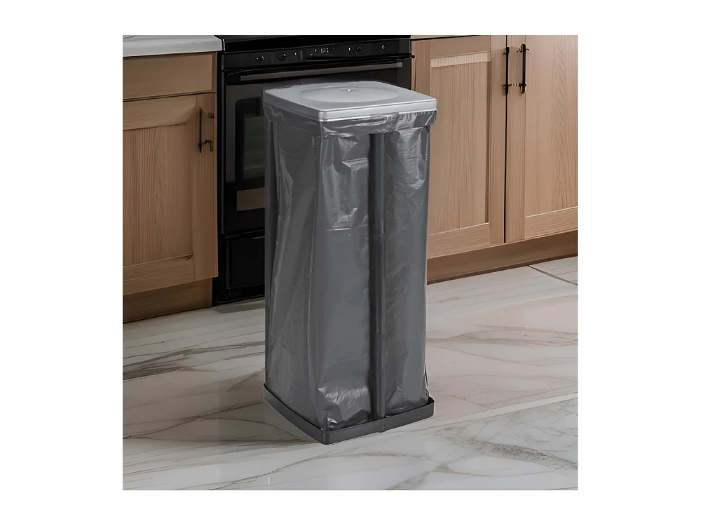 Porte-sac poubelle Quadra hauteur réglable max 120 L