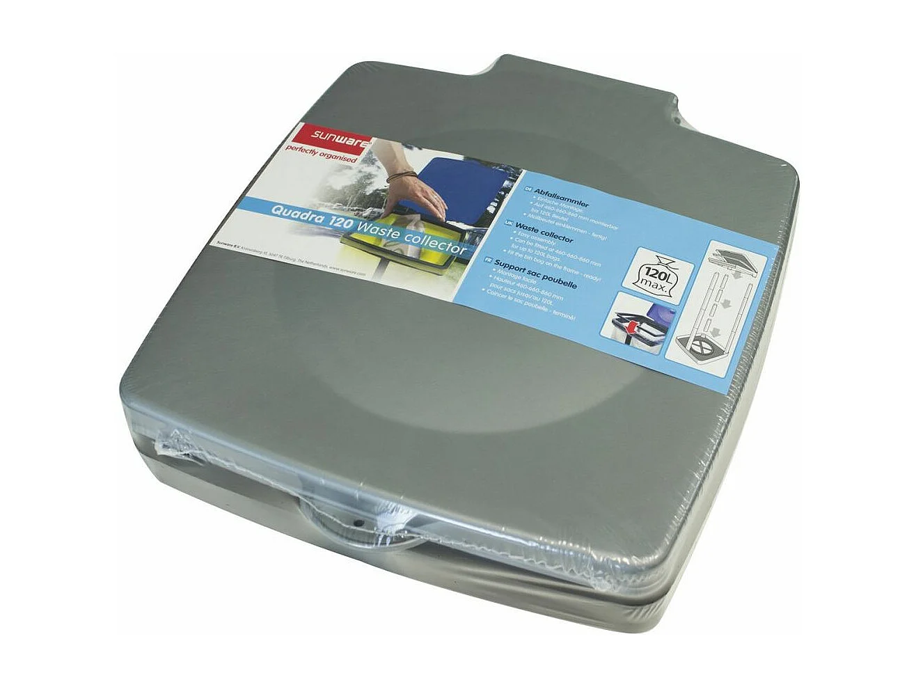 Höhenverstellbarer Müllsackständer "Quadra" max 120L