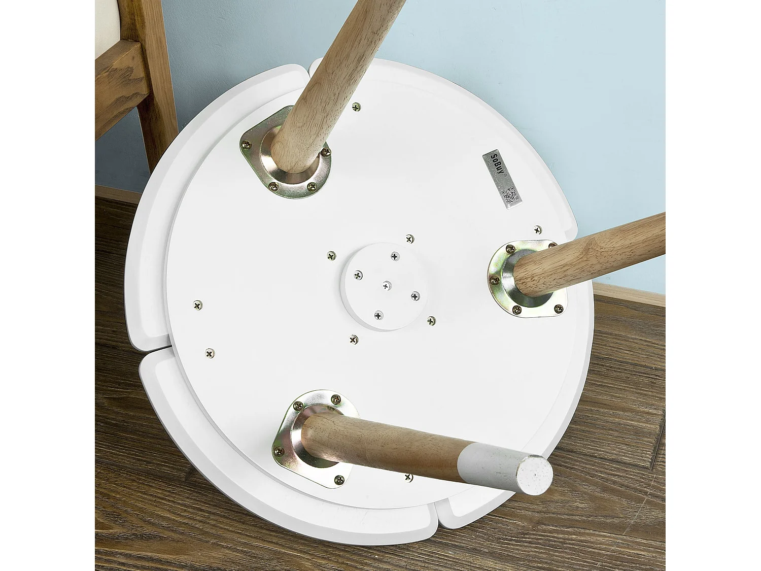 SoBuy  Tavolino da caffè, Tavolino basso da divano,con porta bicchieri,FBT38-WN,IT