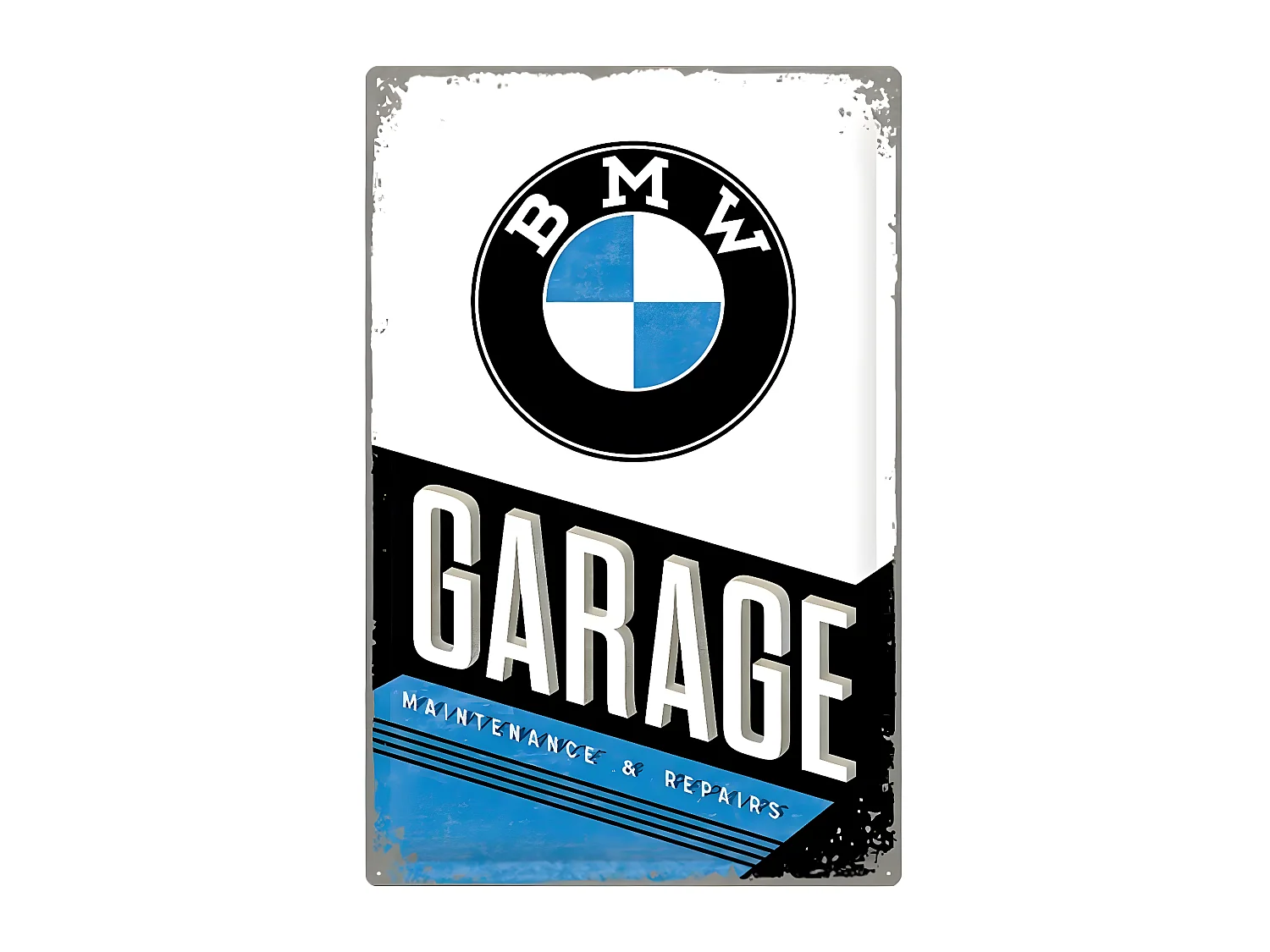Grande plaque métal BMW