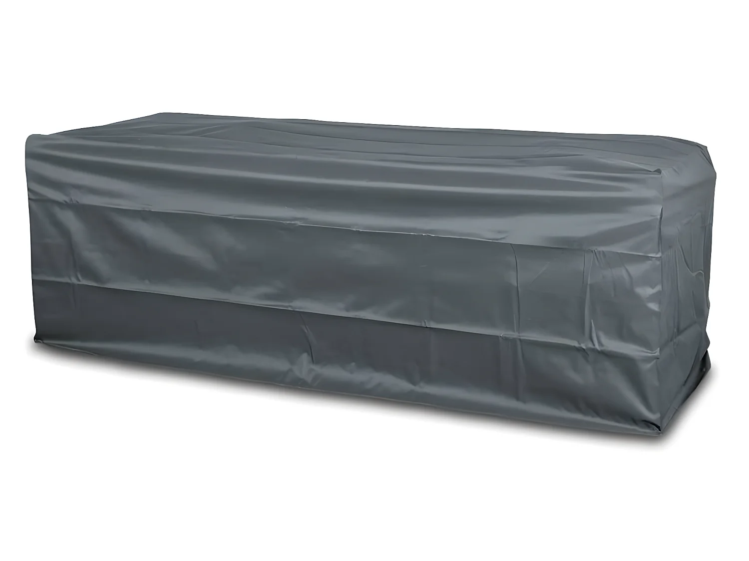 Housse pour salon de jardin Deluxe 220x80x80 cm gris