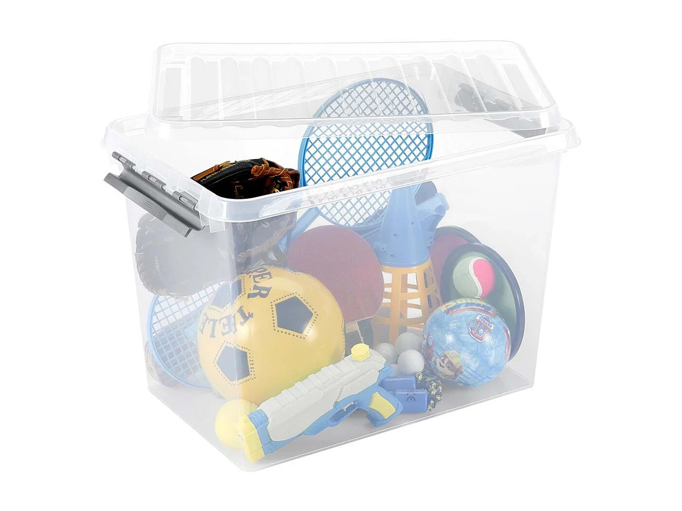 Boîte de rangement en plastique Q-line 72 litres