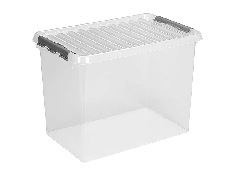 Boîte de rangement en plastique Q-line 72 litres