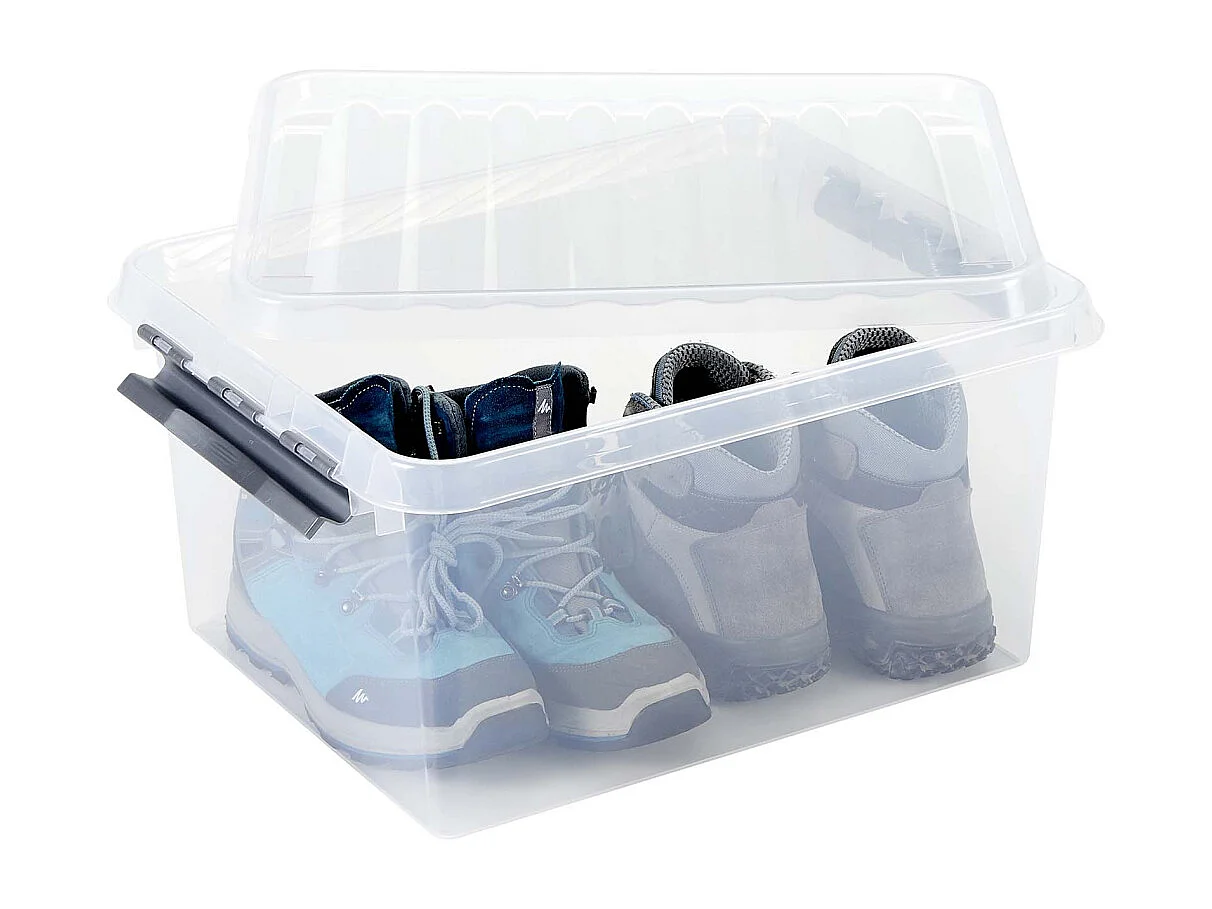 Boîte de rangement en plastique Q-line 36 litres