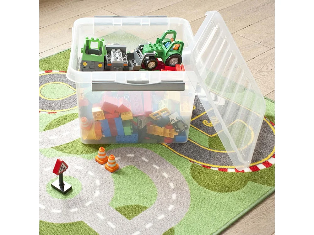 Boîte de rangement en plastique Q-line 36 litres