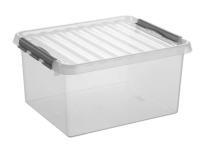 Boîte de rangement en plastique Q-line 36 litres