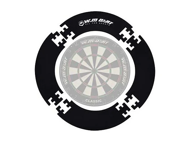 Cible de fléchettes traditionnelle 45 cm et Anneau de protection extérieur