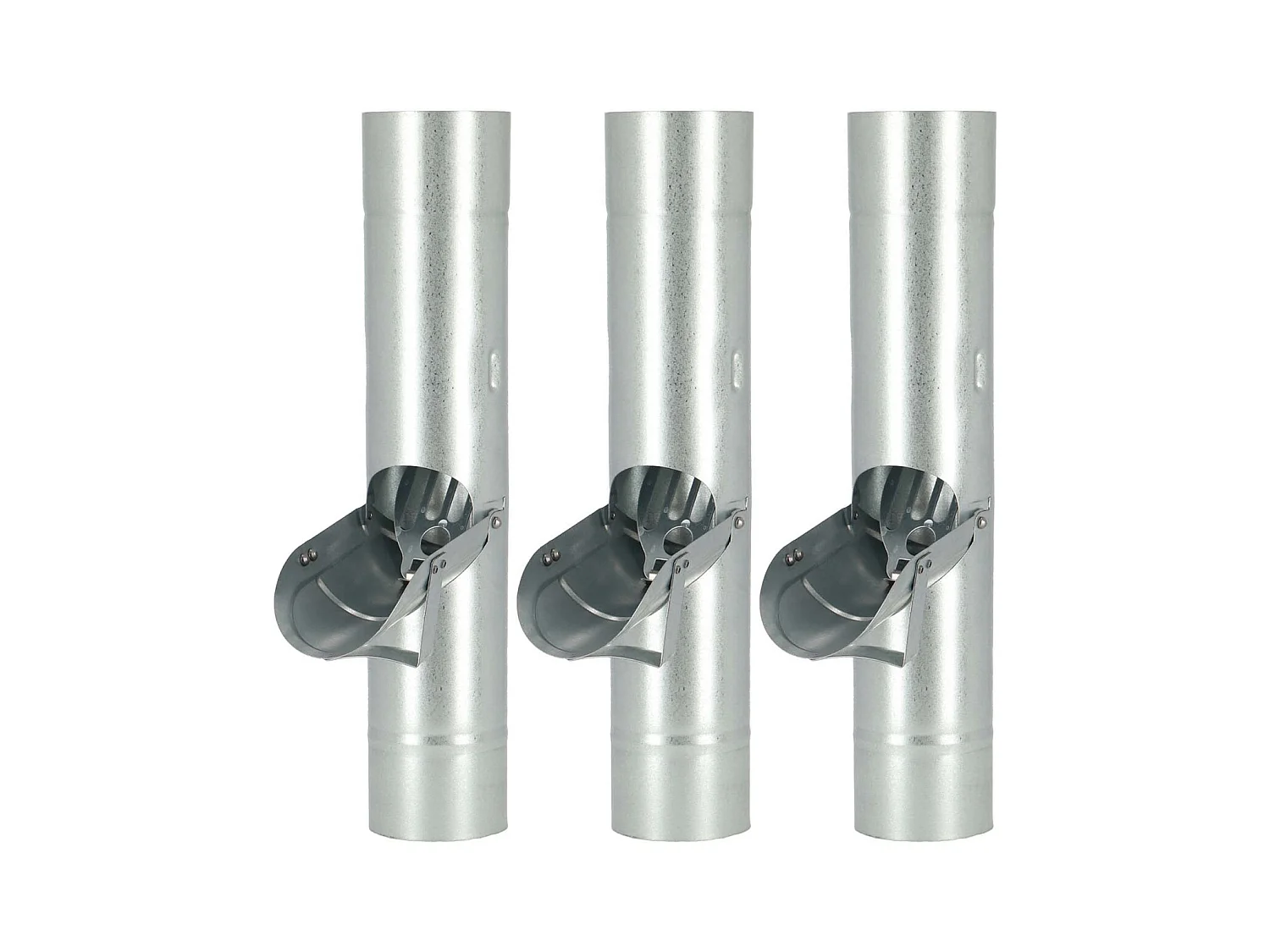 Récupérateur d'eau de pluie en zinc (Lot de 3)