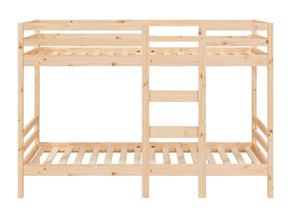 Lit superposé sans matelas 90x190 cm bois de pin massif