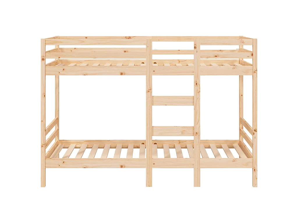 Lit superposé sans matelas 90x190 cm bois de pin massif