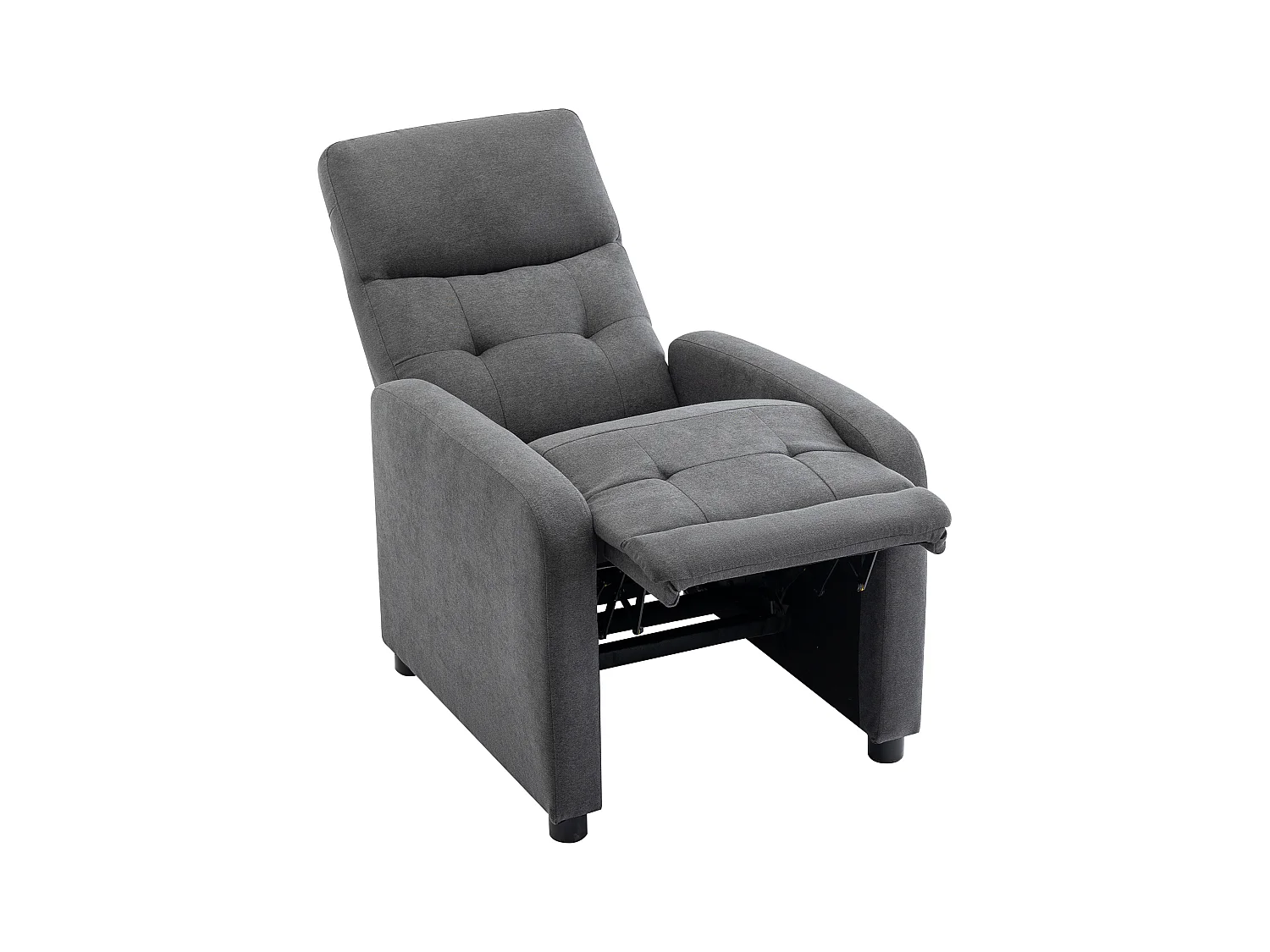 Sillón relax de tela gris antracita JARAMILO