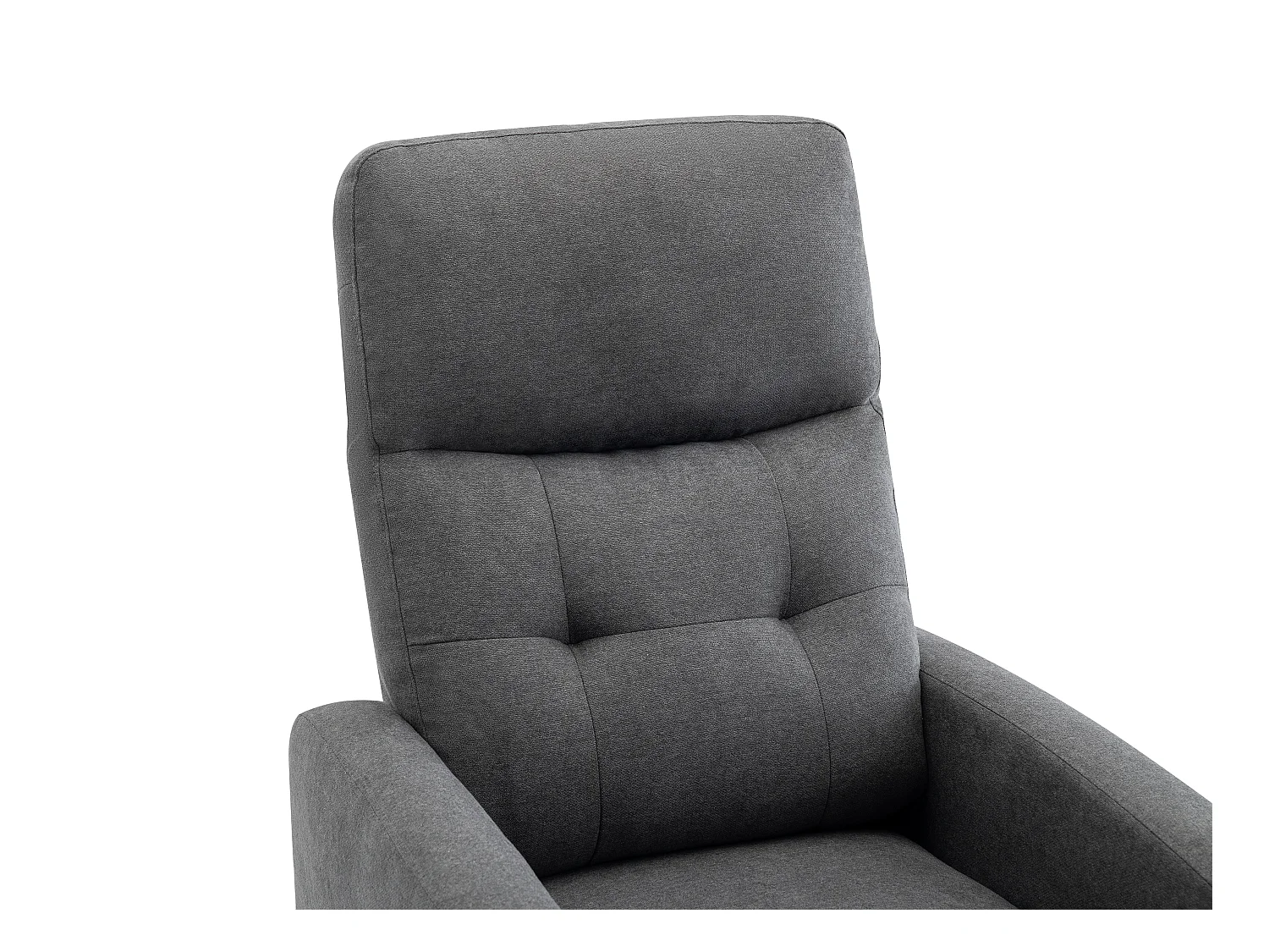 Sillón relax de tela gris antracita JARAMILO