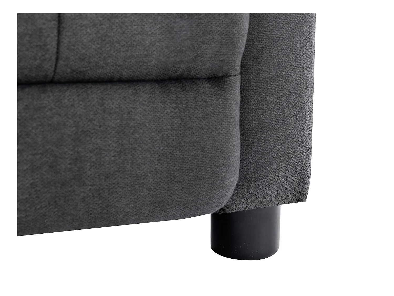 Sillón relax de tela gris antracita JARAMILO