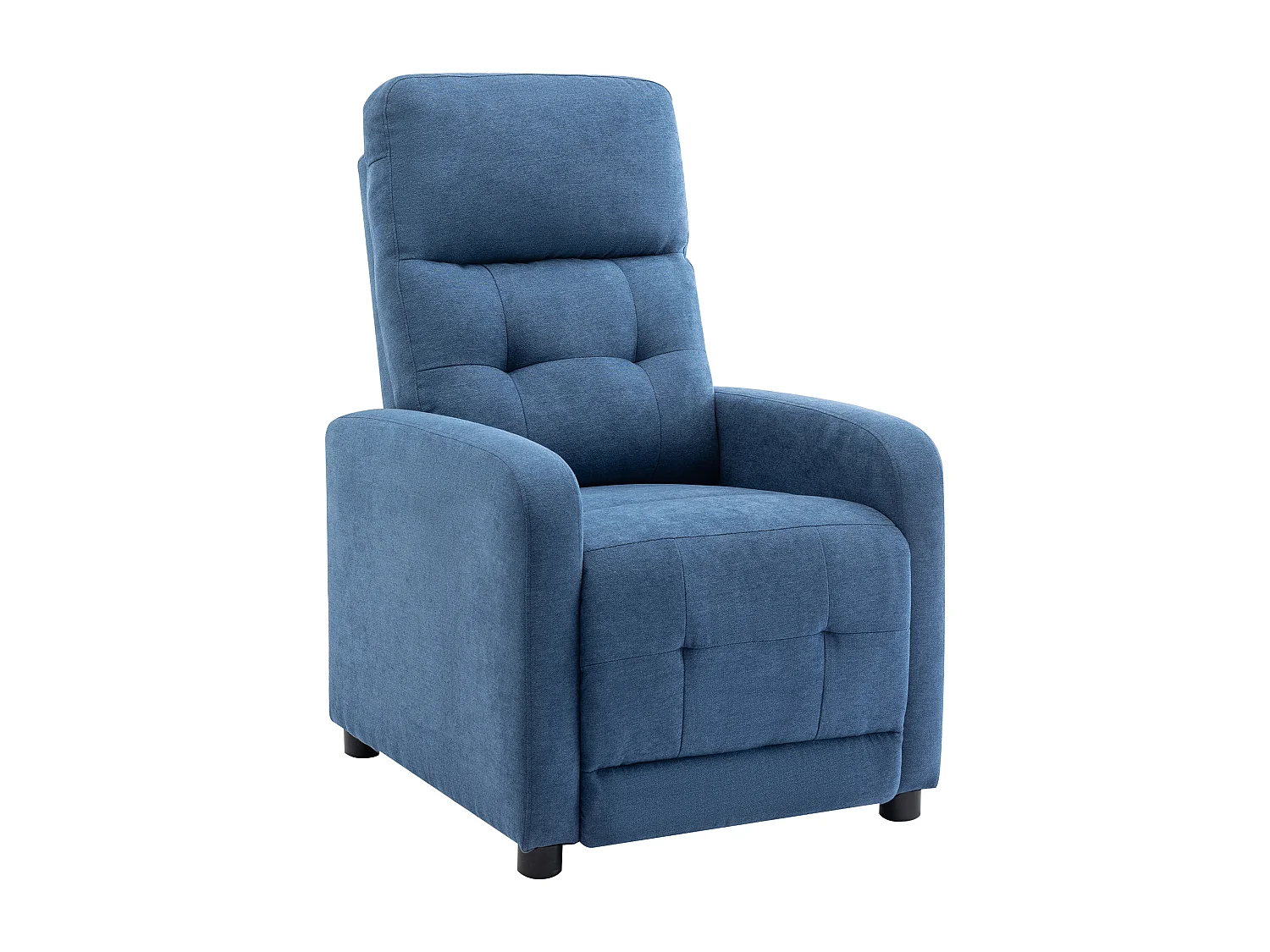 Fauteuil relax en tissu bleu JARAMILO