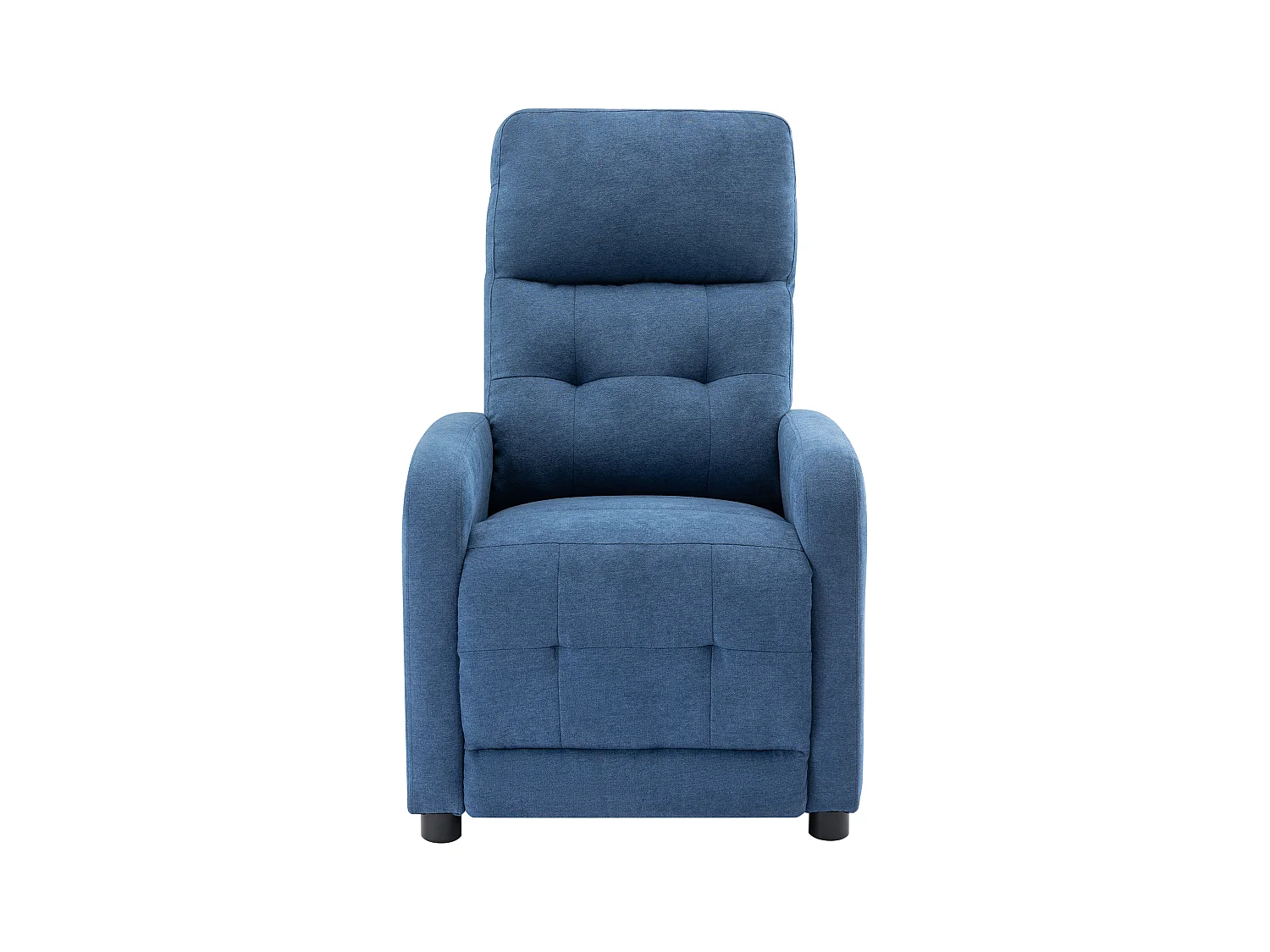 Sillón relax de tela azul JARAMILO