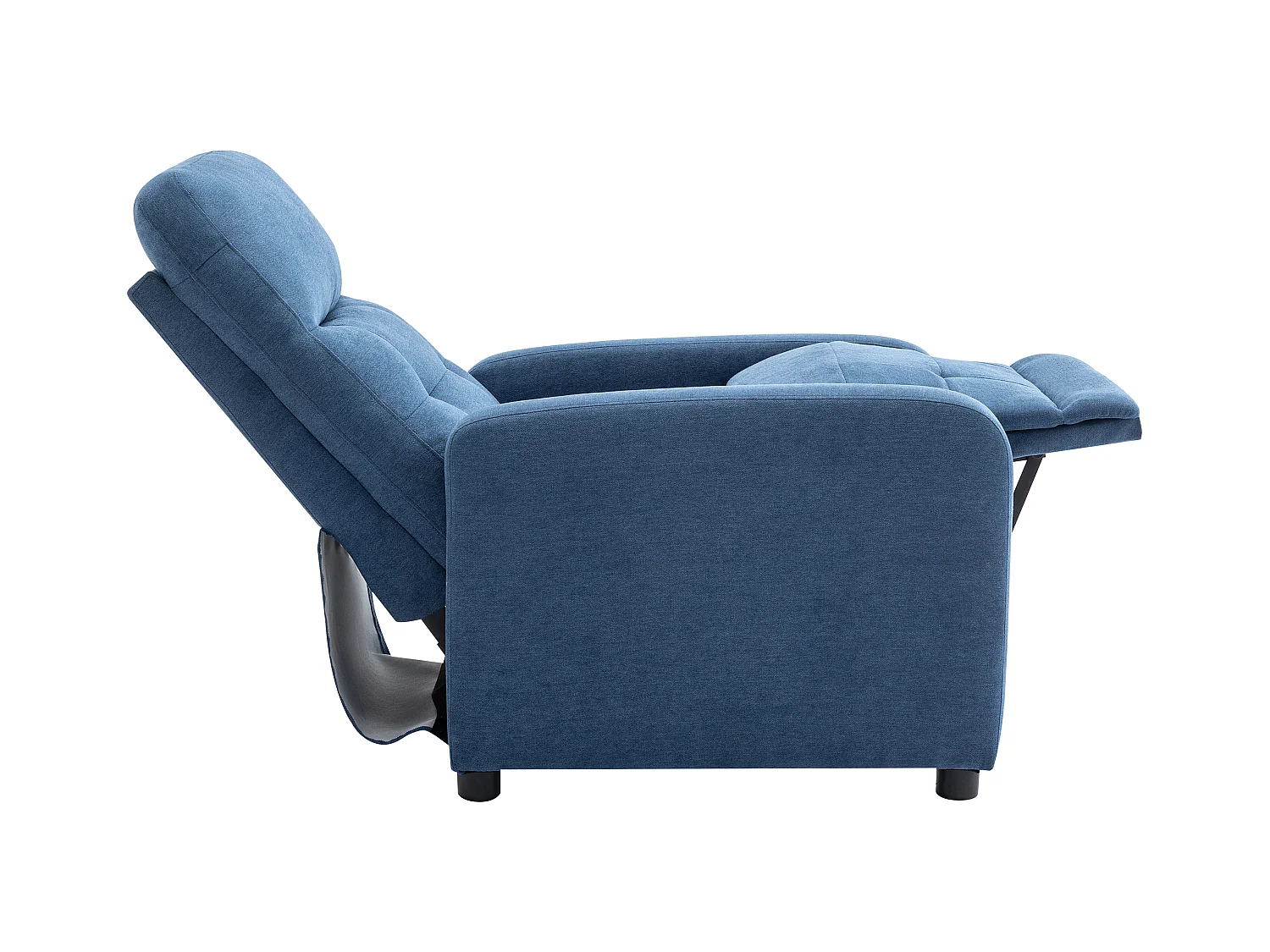 Sillón relax de tela azul JARAMILO