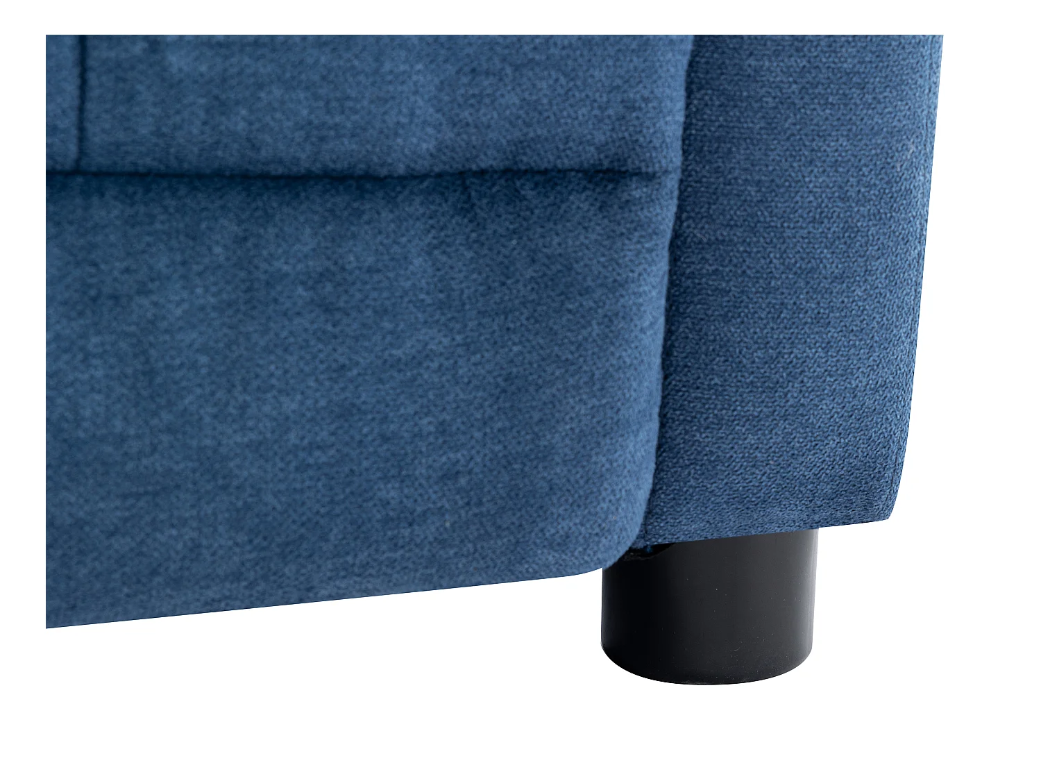 Sillón relax de tela azul JARAMILO