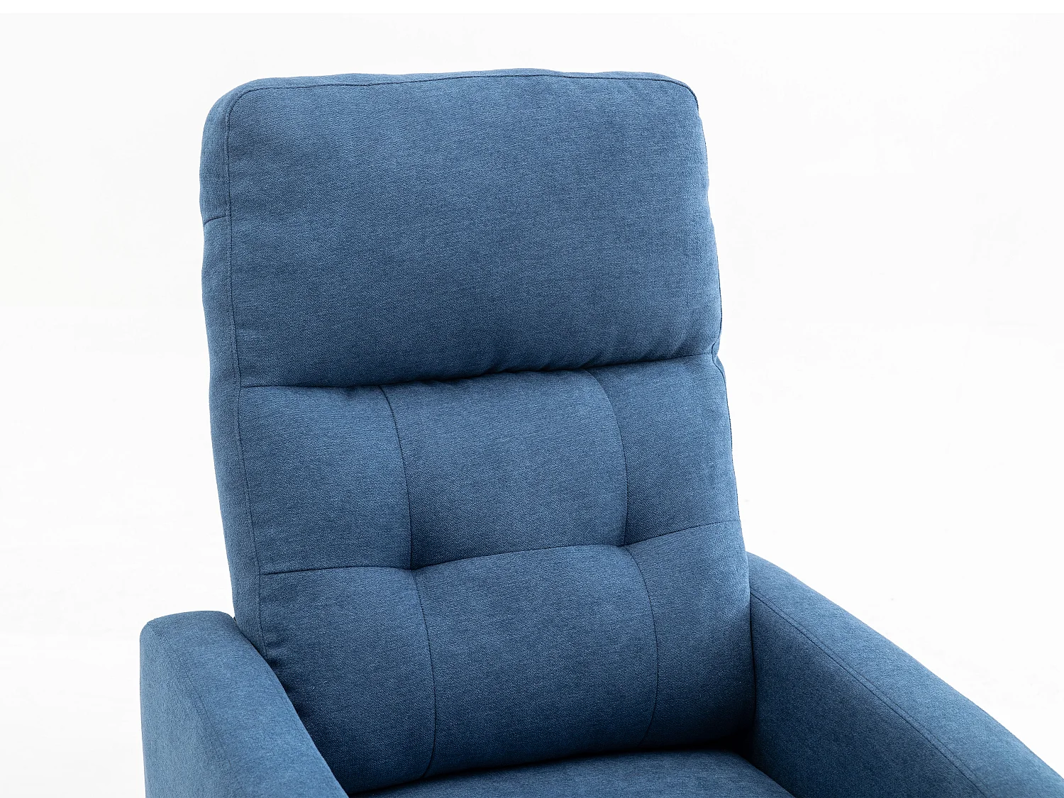Fauteuil relax en tissu bleu JARAMILO