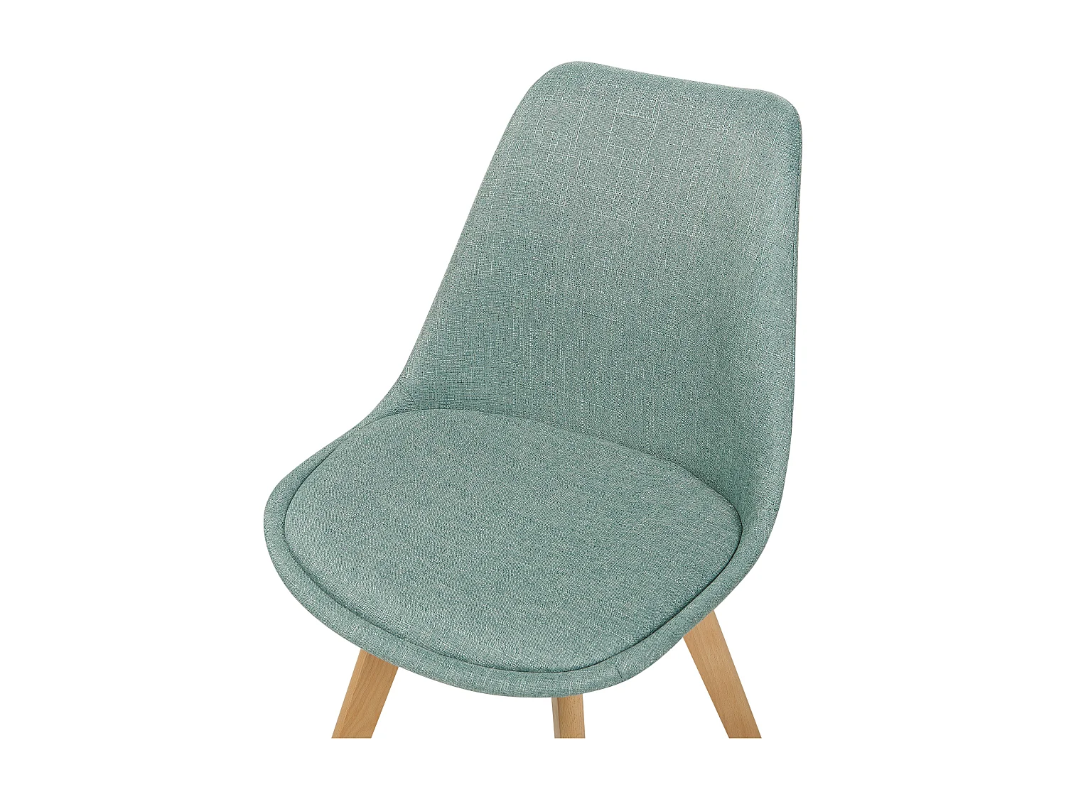Lot de 2 chaises de salle à manger DAKOTA II Tissu Vert menthe