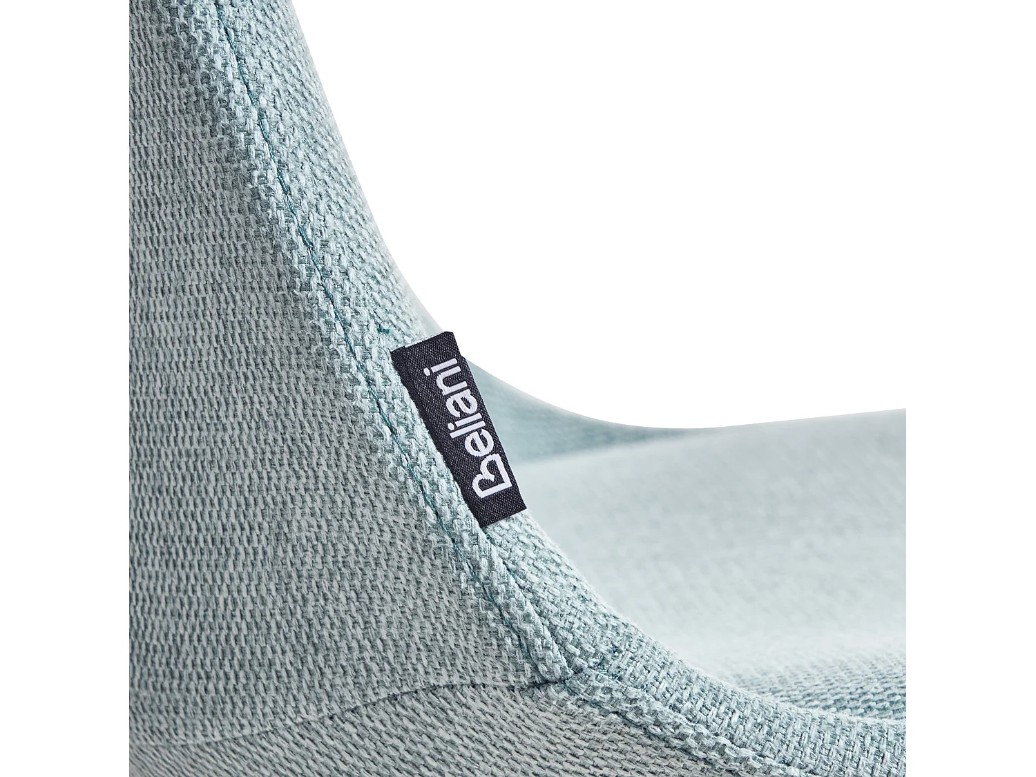 Lot de 2 chaises de salle à manger en tissu vert menthe DAKOTA II