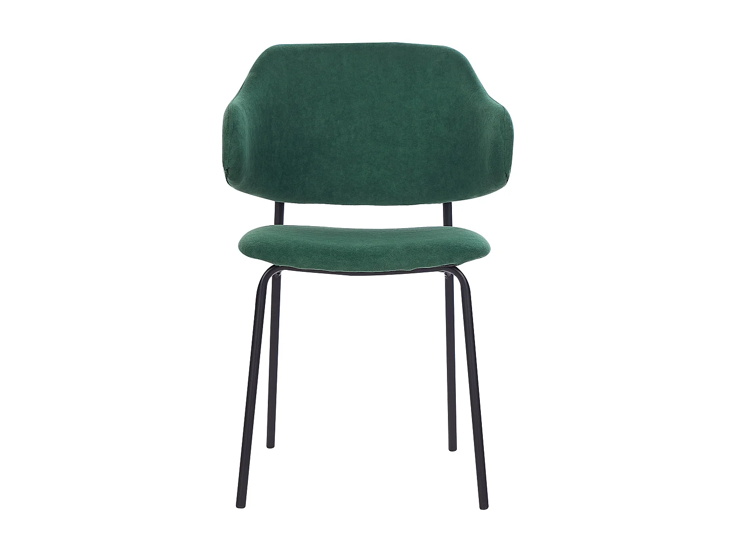 Lot de 2 chaises de salle à manger KENAI Vert foncé