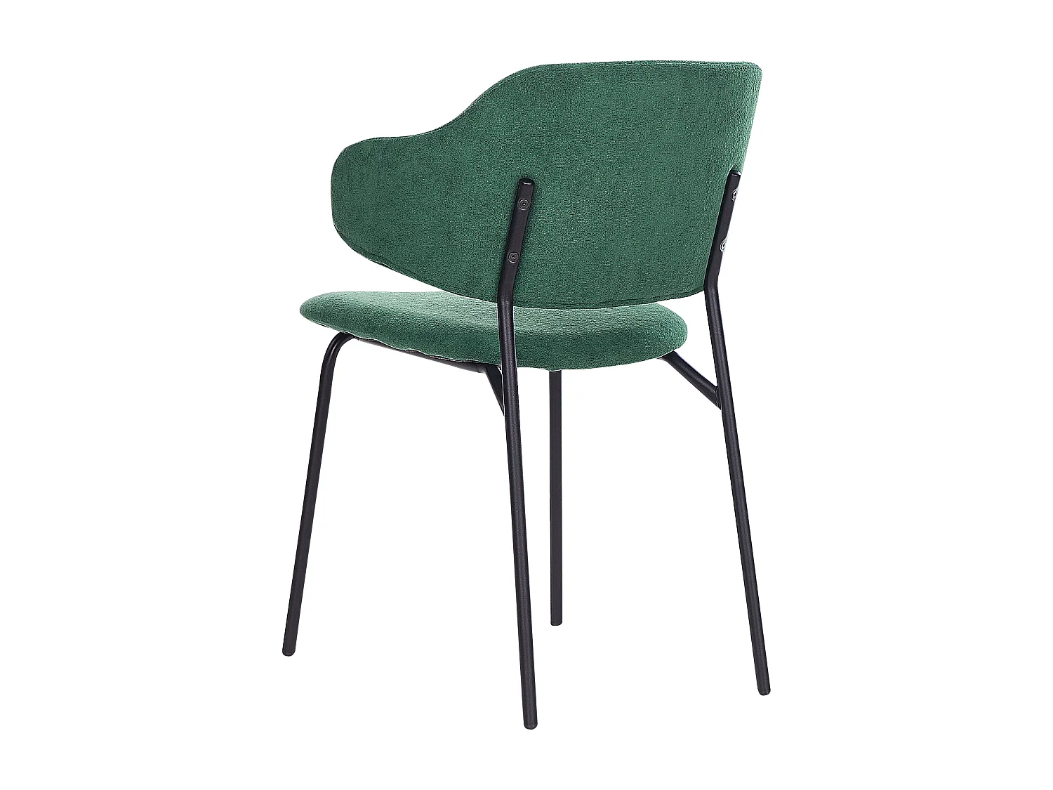 Lot de 2 chaises de salle à manger KENAI Vert foncé