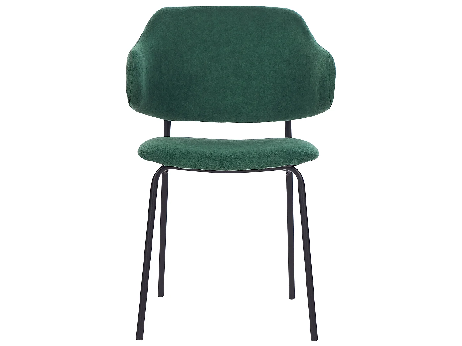 Lot de 2 chaises de salle à manger KENAI Vert foncé