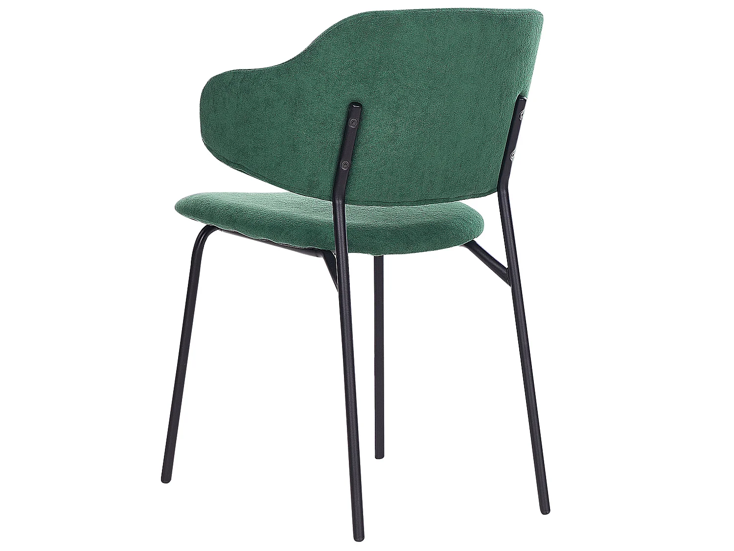 Lot de 2 chaises de salle à manger KENAI Vert foncé