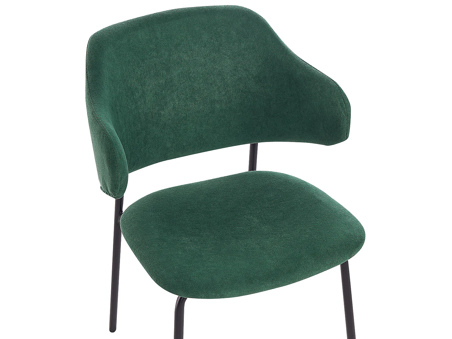 Lot de 2 chaises de salle à manger KENAI Vert foncé