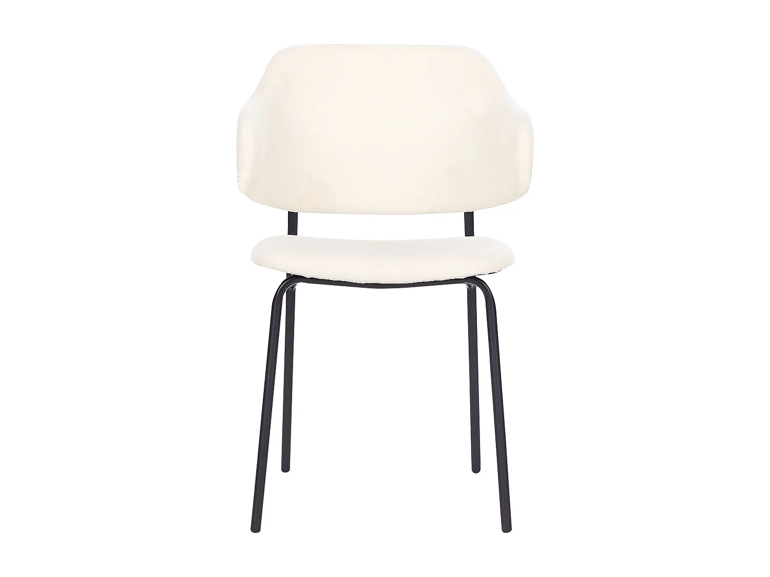 Lot de 2 chaises de salle à manger KENAI Crème