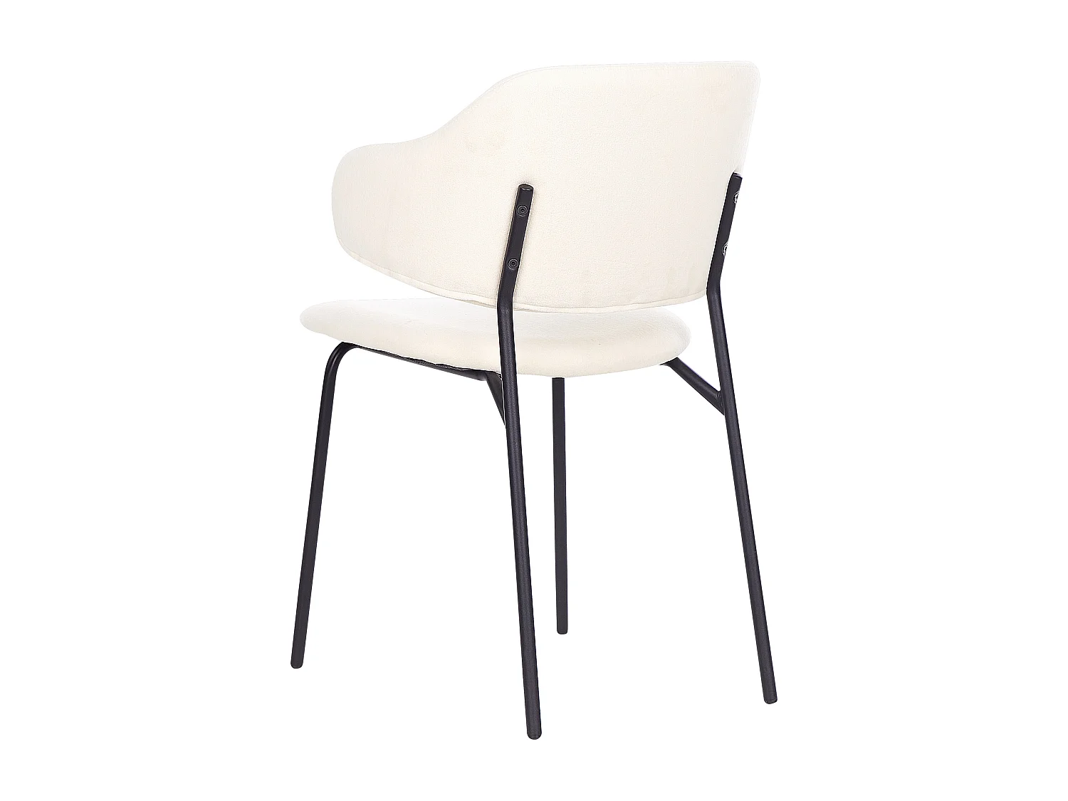Lot de 2 chaises de salle à manger KENAI Crème