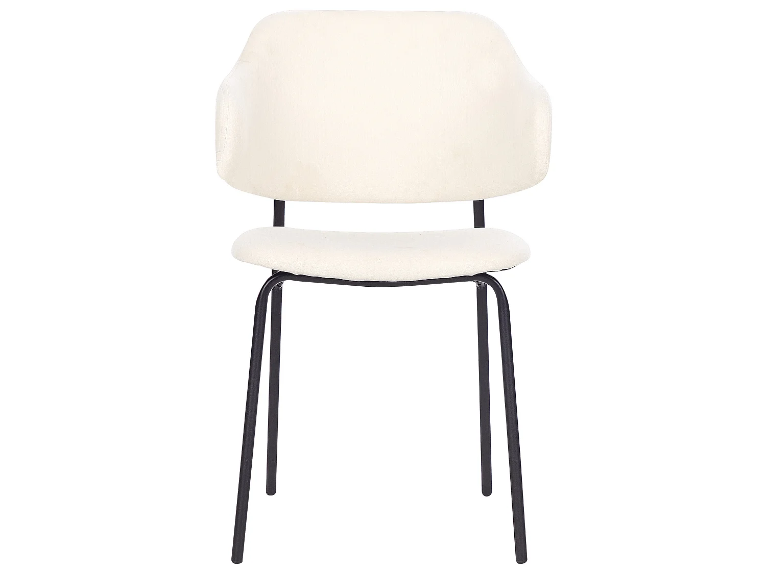 Lot de 2 chaises de salle à manger KENAI Crème
