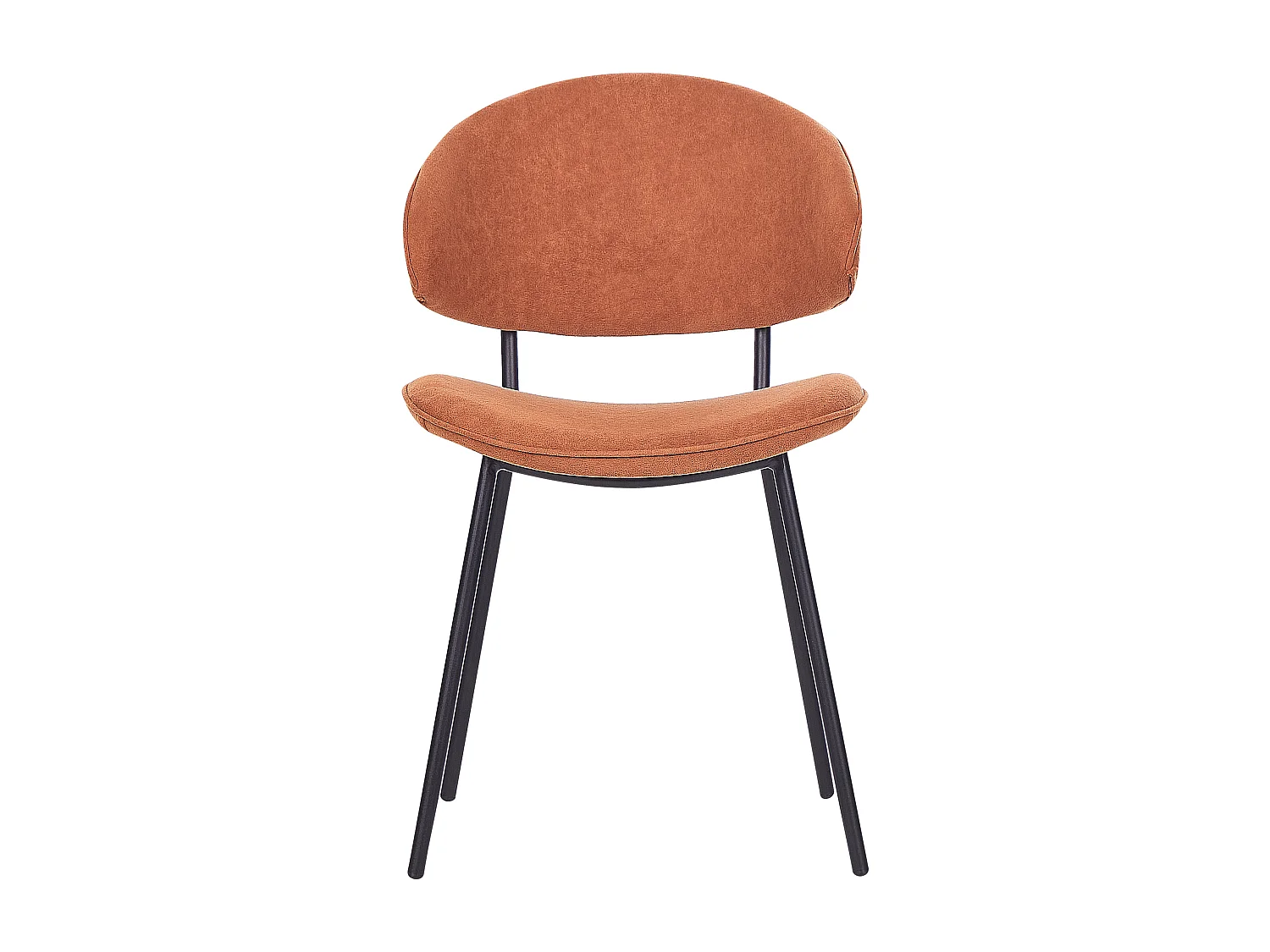 Lot de 2 chaises de salle à manger KIANA Orange