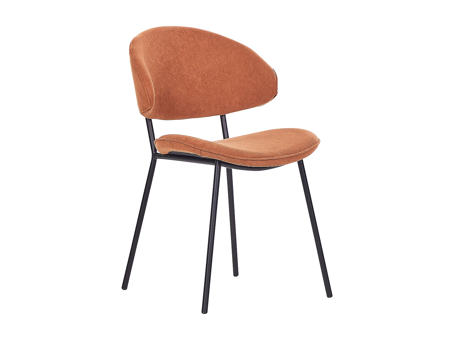 Lot de 2 chaises de salle à manger KIANA Orange