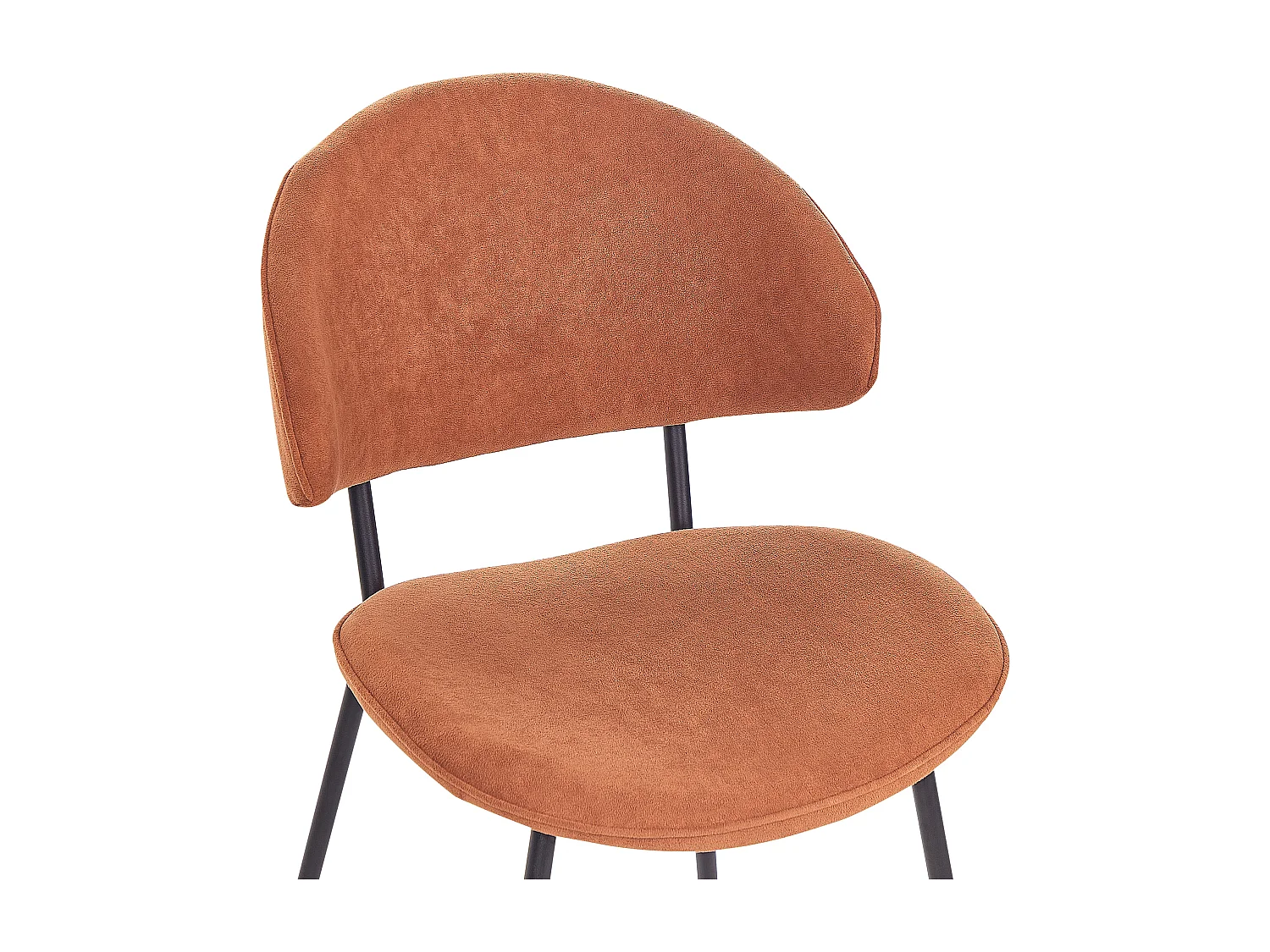 Lot de 2 chaises de salle à manger KIANA Orange