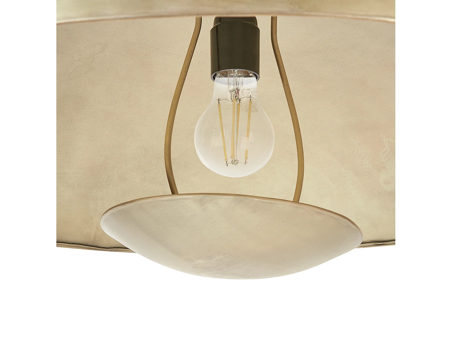 Lampadario AGRANI Metallo Oro