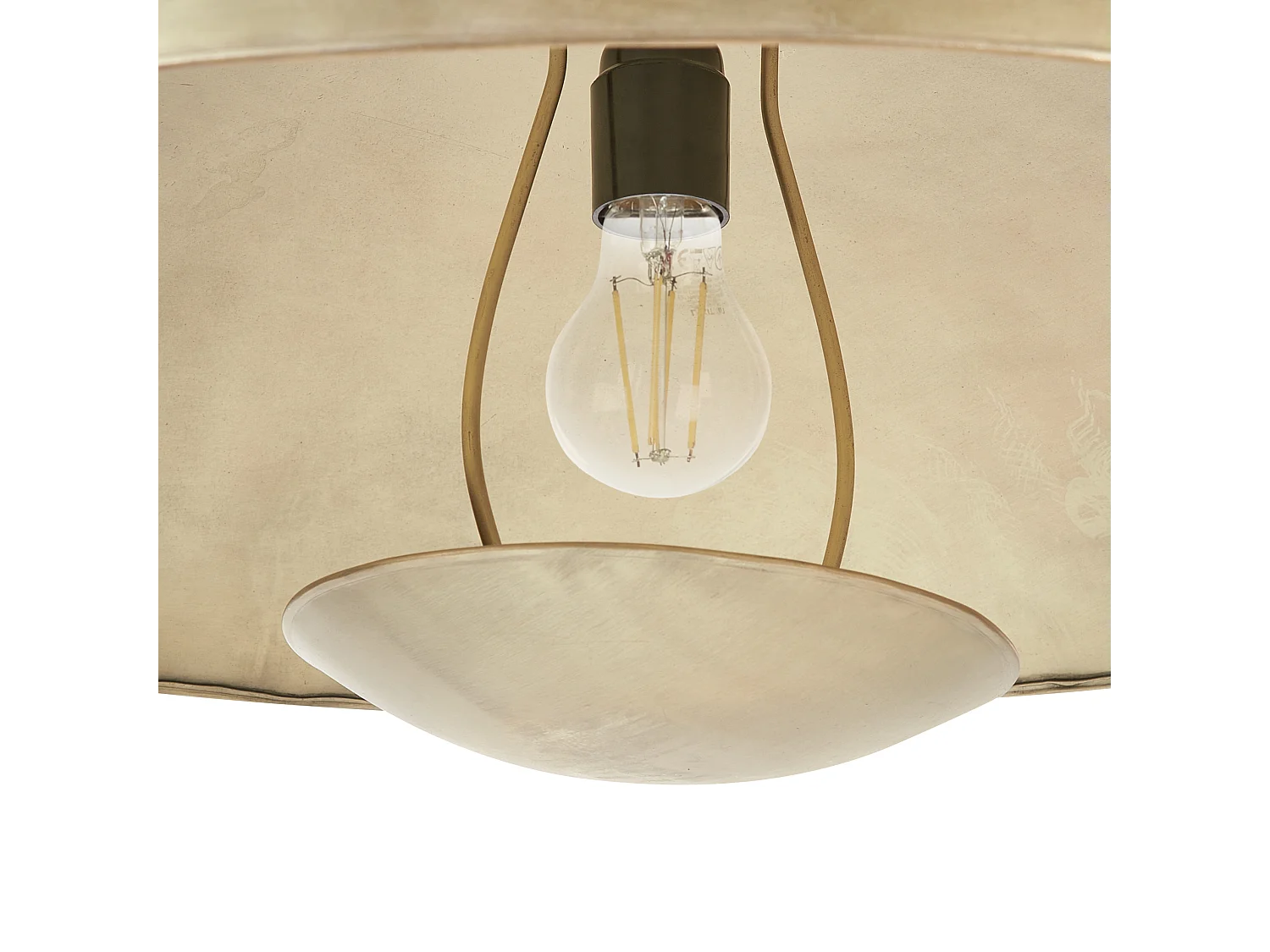 Lampadario AGRANI Metallo Oro