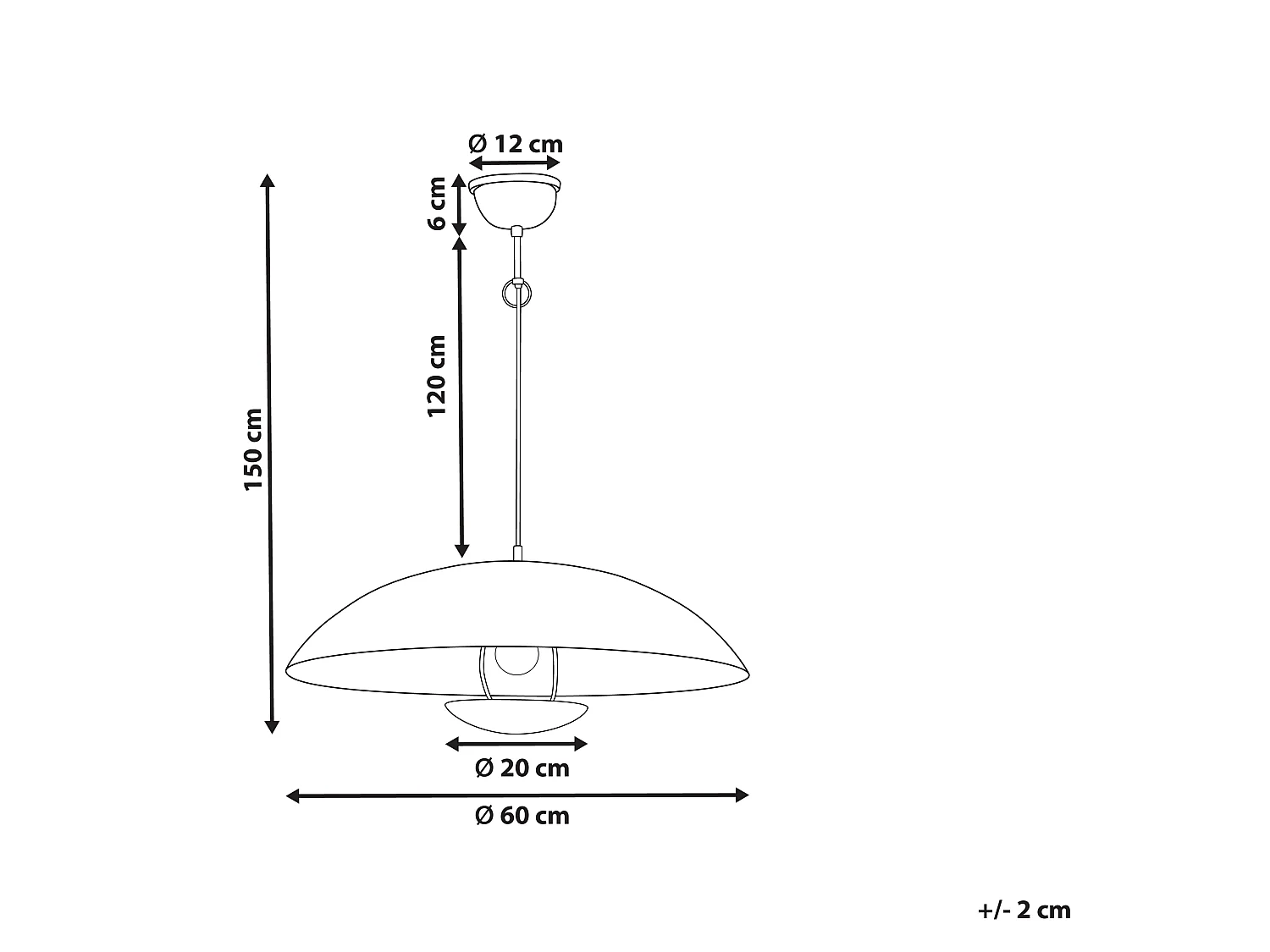 Pendant Lamp AGRANI Metal Gold