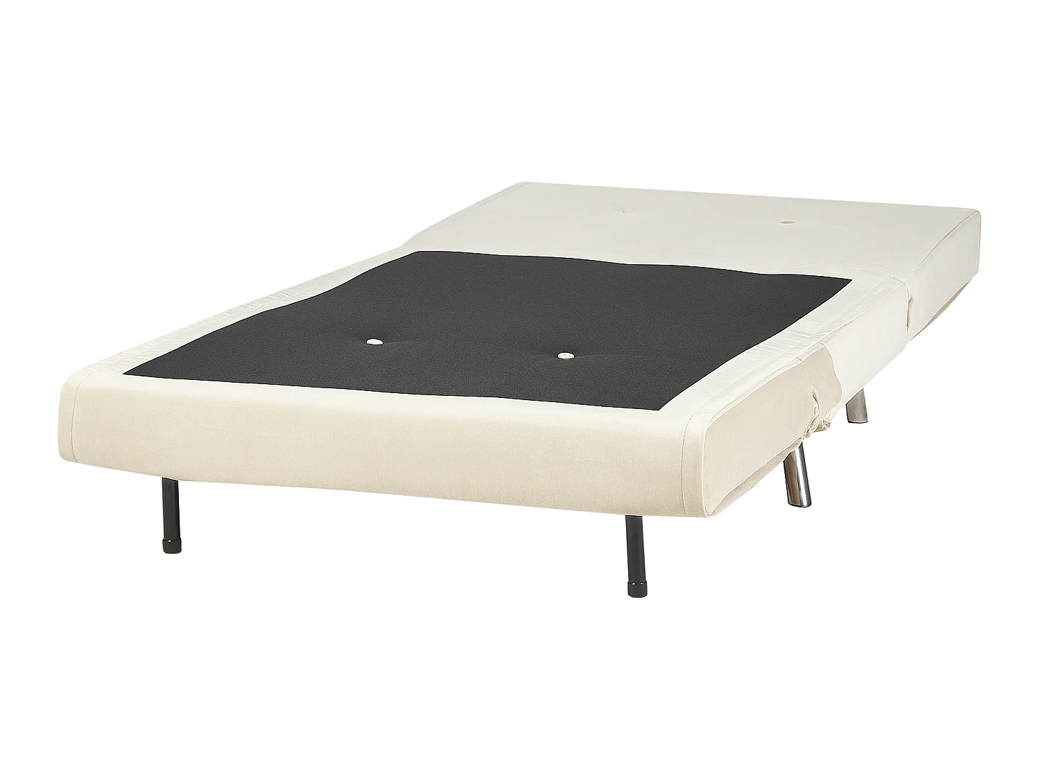 Divano letto singolo FARRIS Velluto Crema