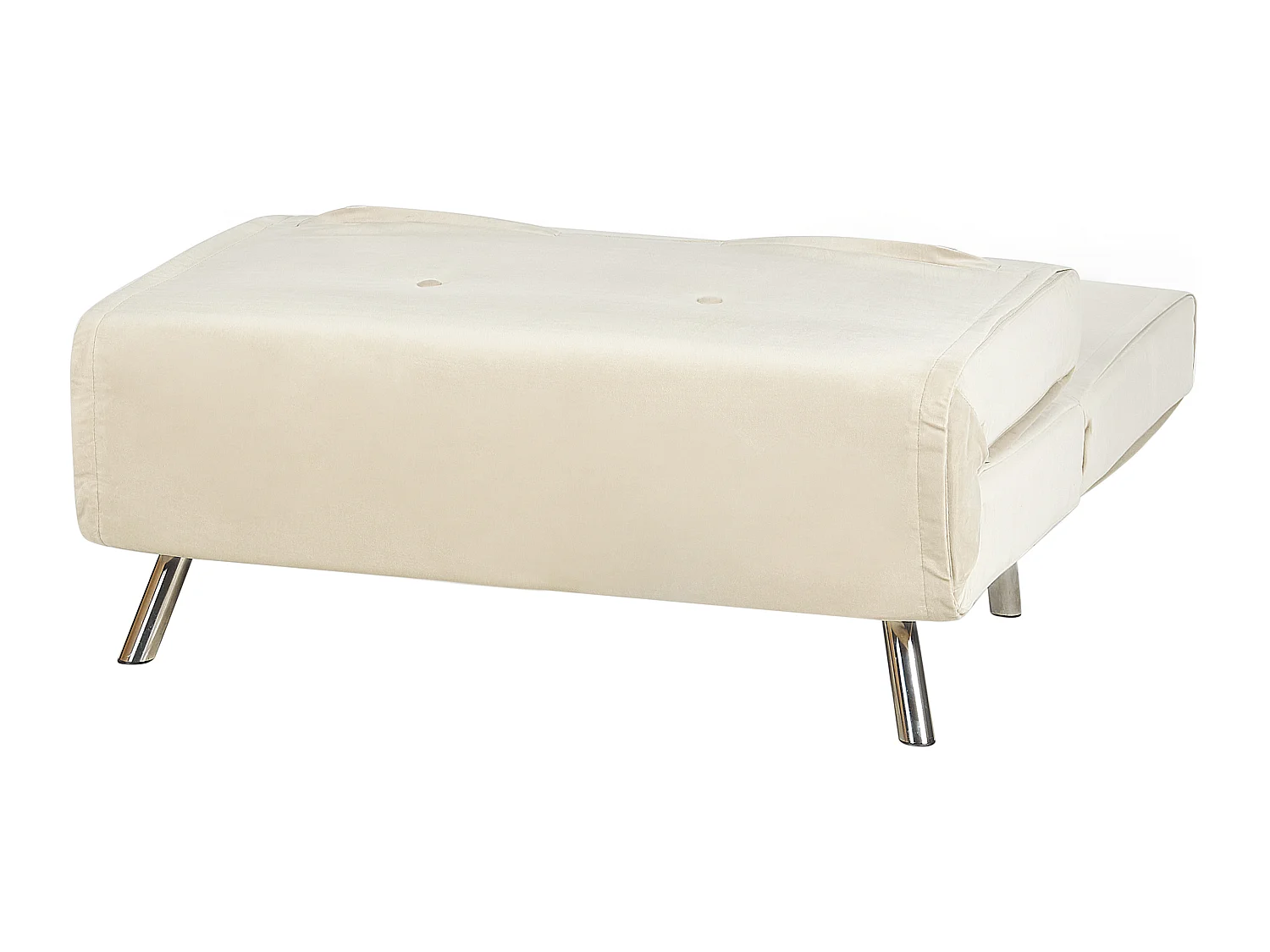 Divano letto singolo FARRIS Velluto Crema