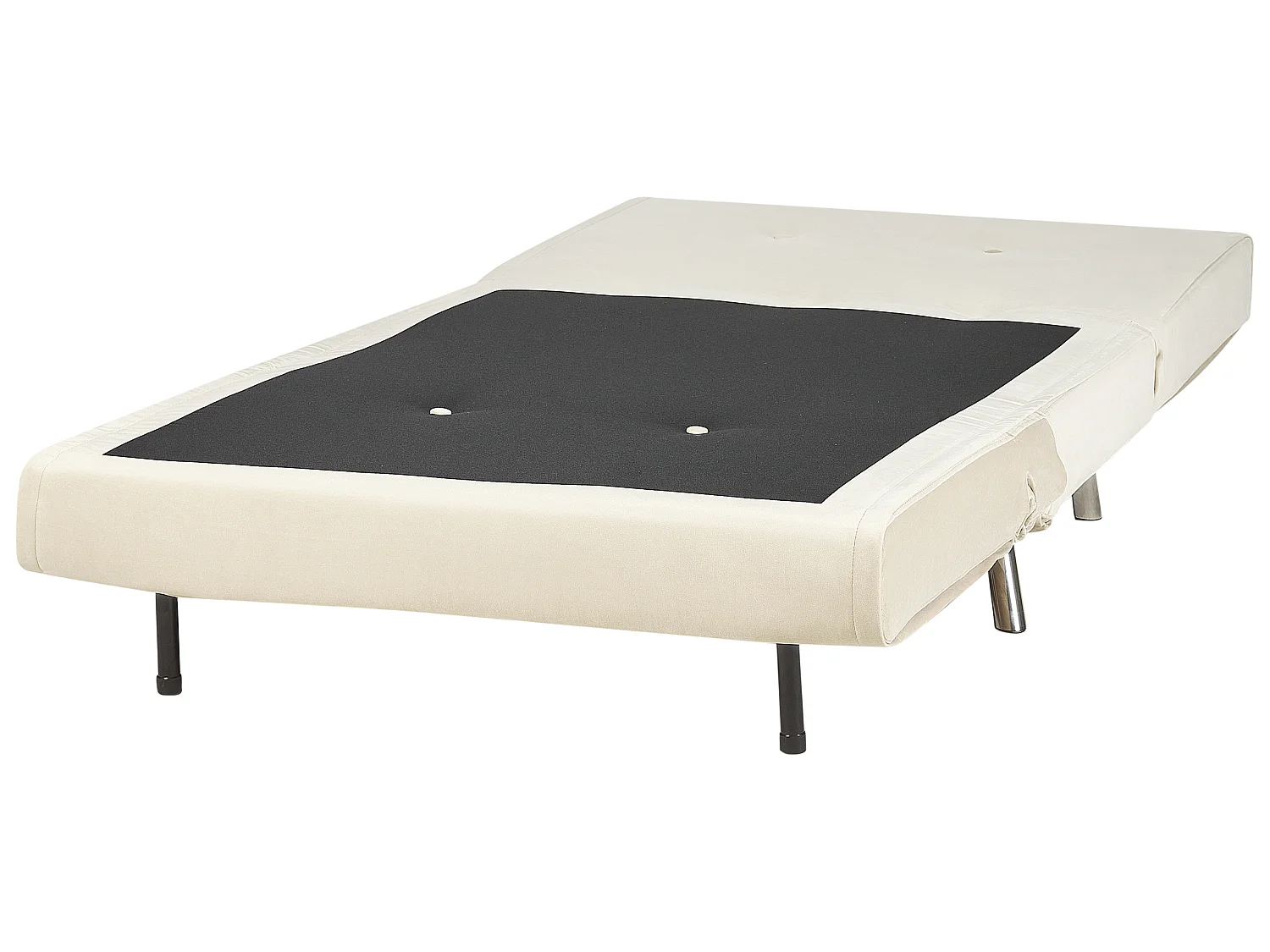 Fauteuil convertible FARRIS Velours Beige clair