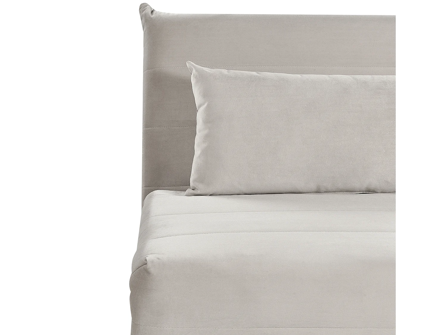 Fauteuil convertible SETTEN Velours Gris clair