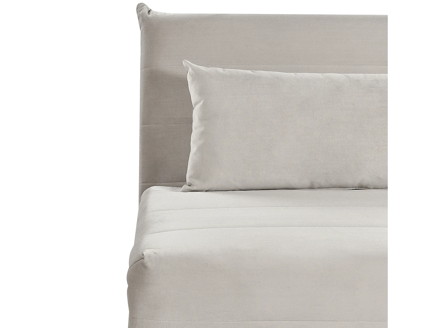 Fauteuil convertible SETTEN Velours Gris clair