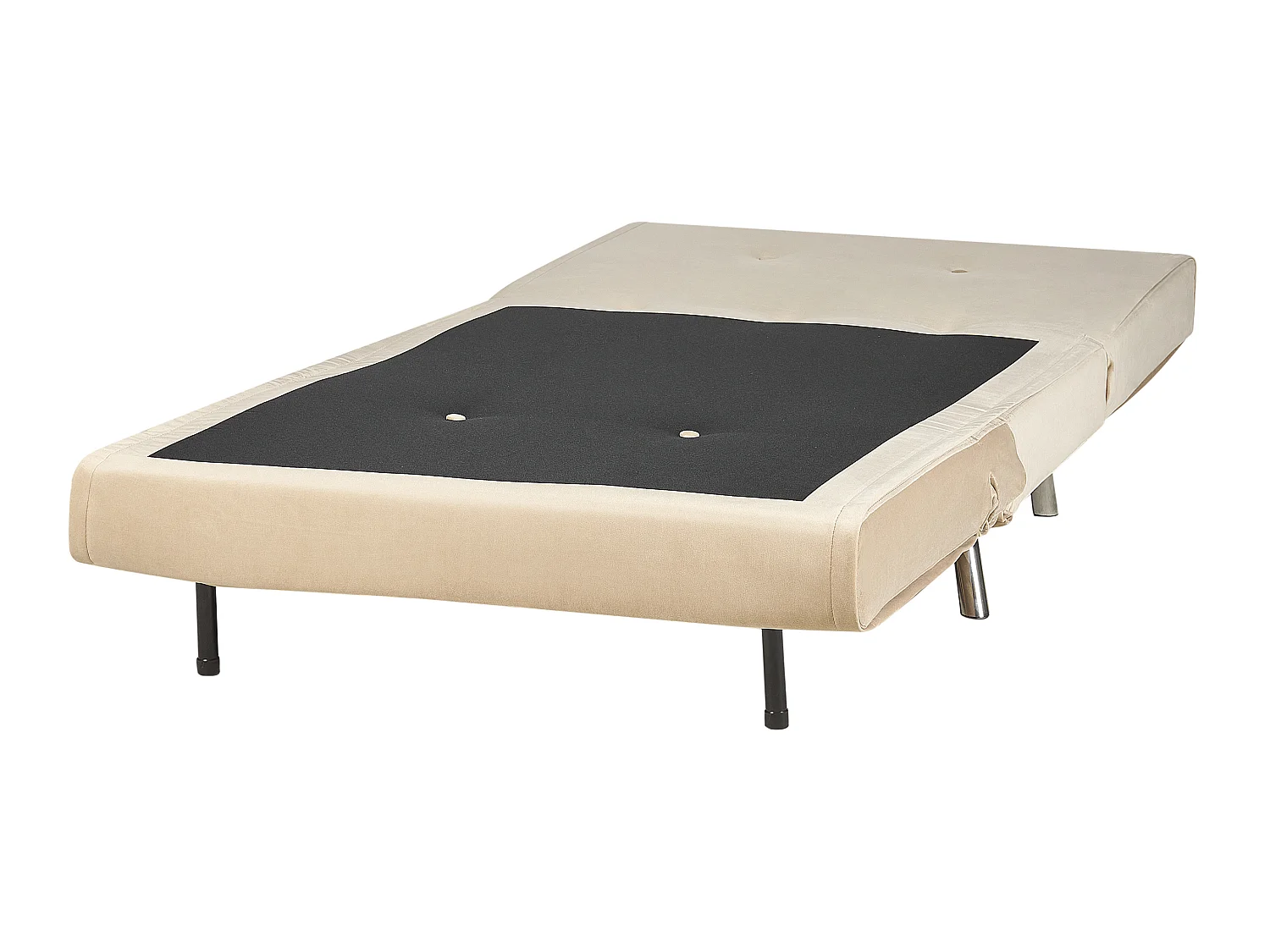 Fauteuil convertible FARRIS Velours Beige sable