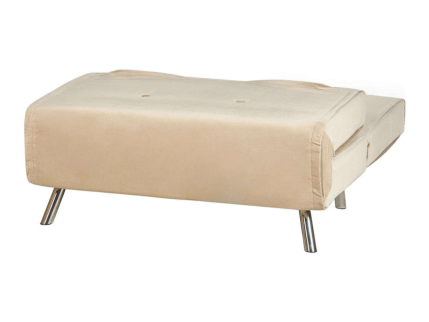 Fauteuil convertible FARRIS Velours Beige sable