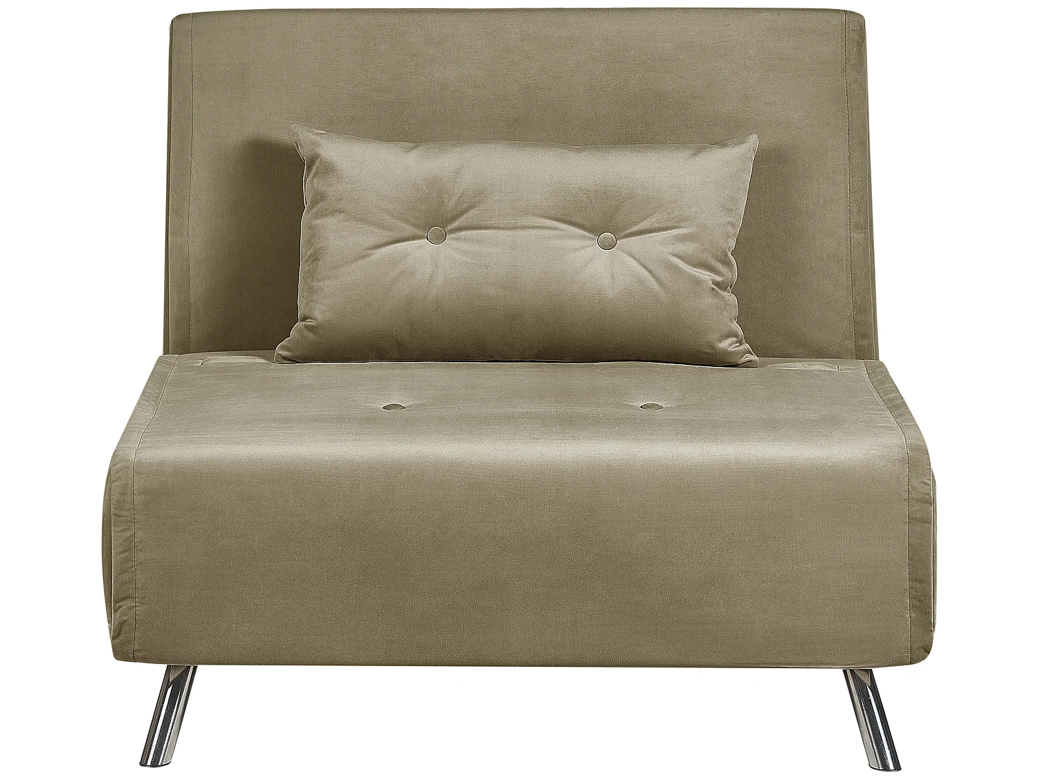 Sofá cama individual FARRIS Terciopelo Verde oliva