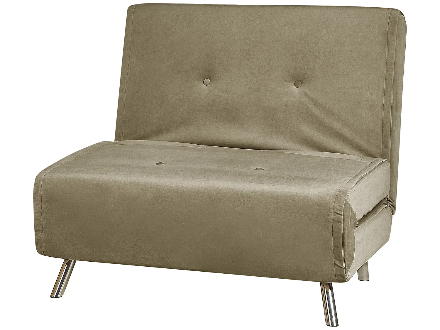 Fauteuil convertible FARRIS Velours Vert olive