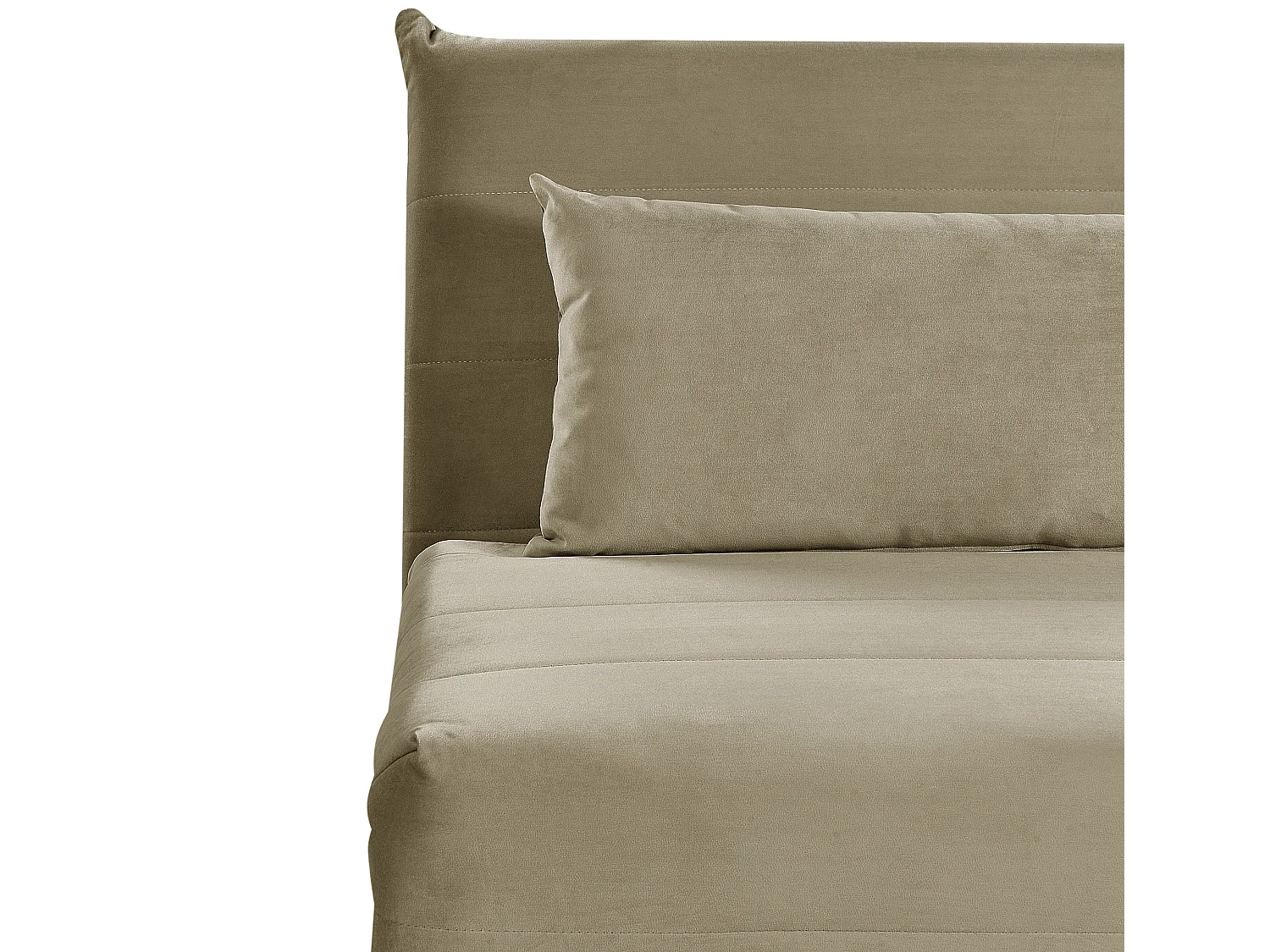 Sofá cama individual SETTEN Terciopelo Verde oliva