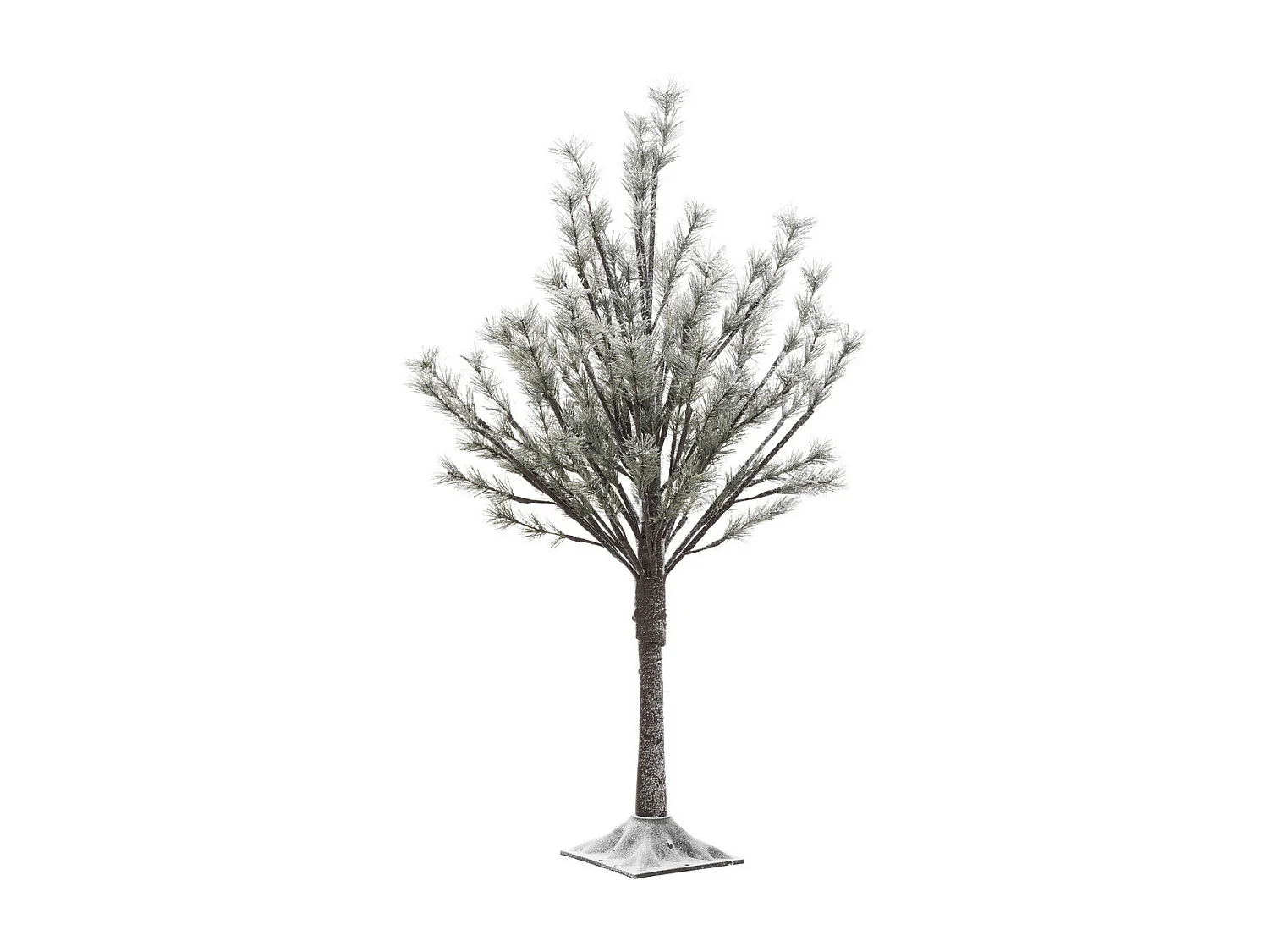 Déco de Noël Arbre artificiel lumineux 78 LED Blanc chaud H 90 cm