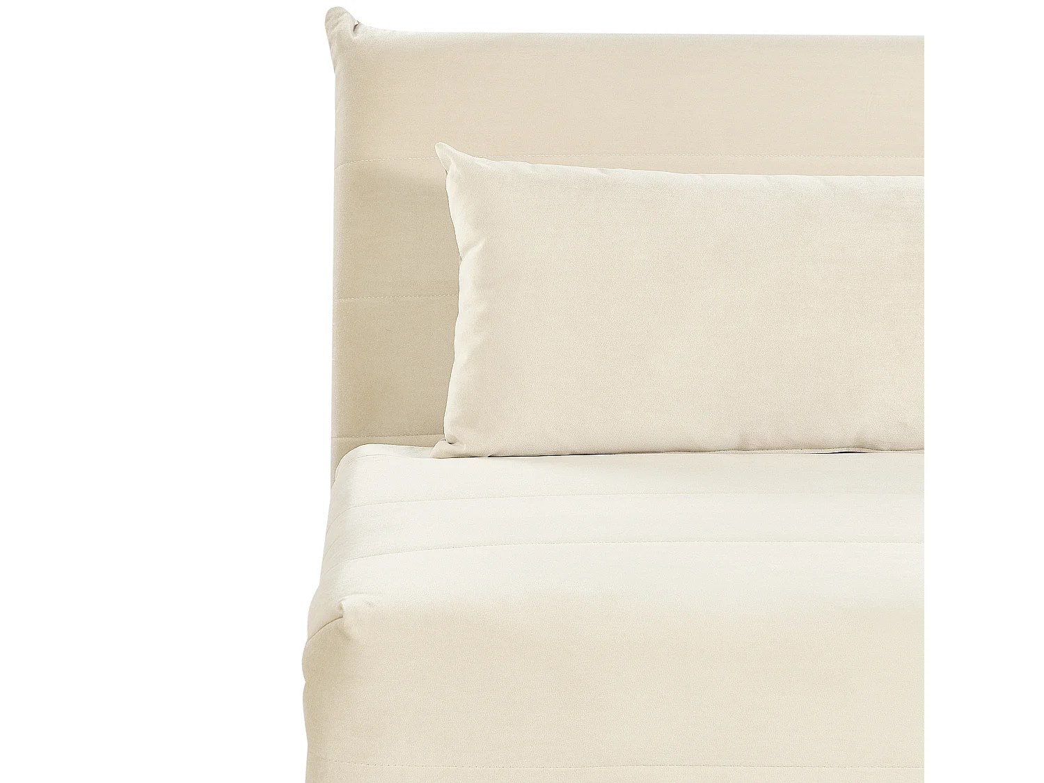 Sofá-cama individual SETTEN Veludo Creme